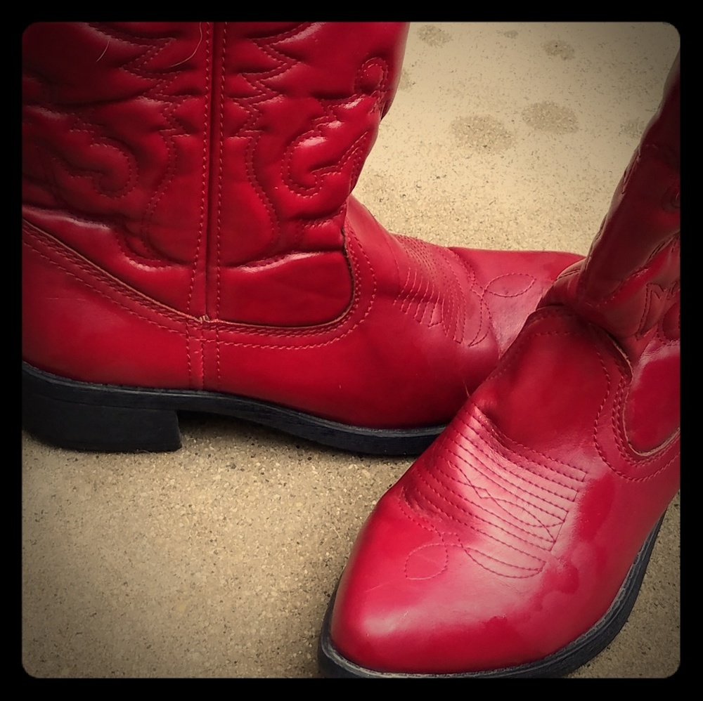 Red boots